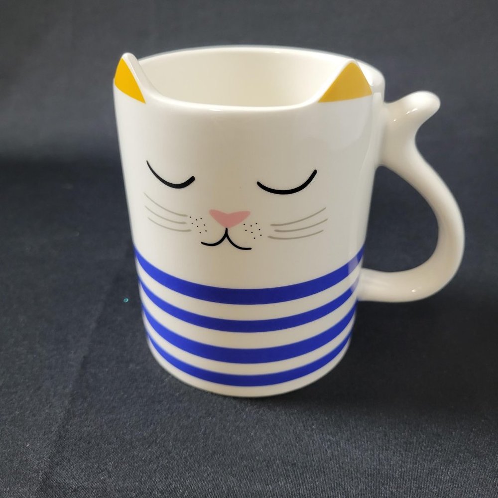 Parker Lane Coffee Mug Cat With Ears 16 Oz Cat Lovers By Target Adorable Cup
